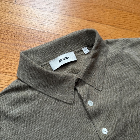 Buck Mason Avalon Knit Polo - Picture 2 of 3